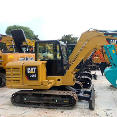 Yol inşaatında kullanılan kazıcı CAT306E İkinci el CAT kazıcı 5795kg