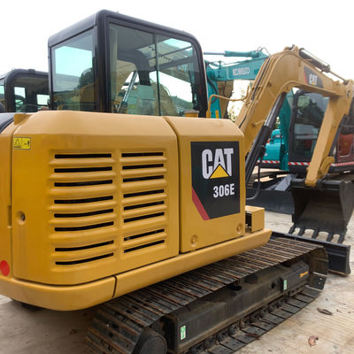 Yol inşaatında kullanılan kazıcı CAT306E İkinci el CAT kazıcı 5795kg