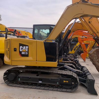 7210kg Büyük Kullanılmış CAT Kazı Makinesi İkinci El Hidrolik Gezgin Kazı Makinesi CAT307