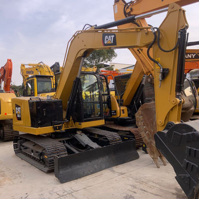 7210kg Büyük Kullanılmış CAT Kazı Makinesi İkinci El Hidrolik Gezgin Kazı Makinesi CAT307
