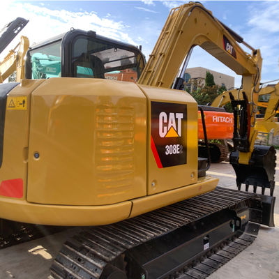 Güçlü Sarı Hidrolik Kullanılmış CAT Kazı Makinesi Sürücüsü Tip 2 El Kazı makineleri CAT308D