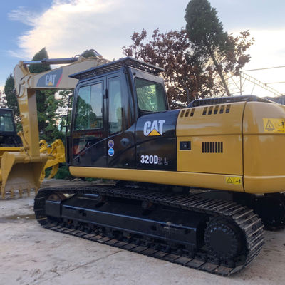İkinci El CAT Crawler Excavator Hidrolik Kazıcı CAT320D2L İnşaat Ekipmanı