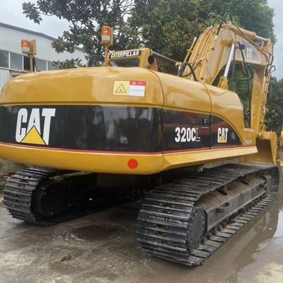 Cat 320 Kullanılmış Caterpillar Mini Excavator 110kw 2000rpm kazı ekipmanları