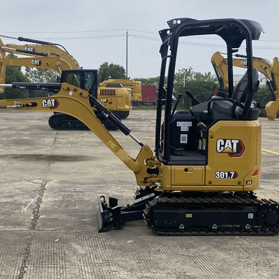 16.1kW Kullanılmış CAT kazıcı Mini kazıcılar Cat301.7 İkinci el sorunsuz çalışma