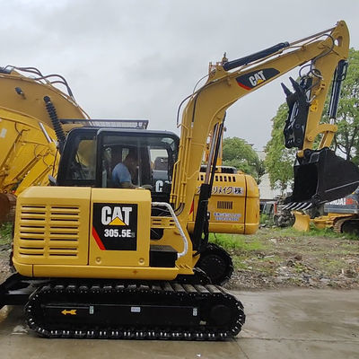 Cat 305 Kullanılmış Mini Kazı Makineleri Madencilik İşlemleri İçin 5400kg