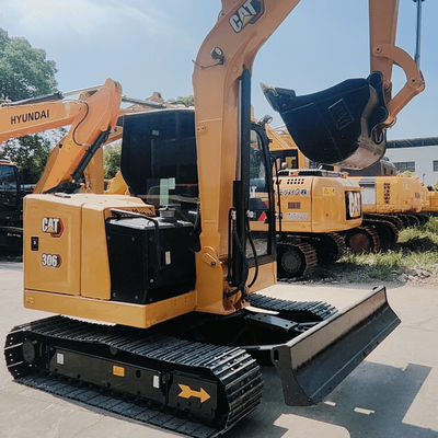Kullanılmış Cat Mini Kazı Makineleri Hidrolik İnşaat Makinesi CAT 306 İkinci El