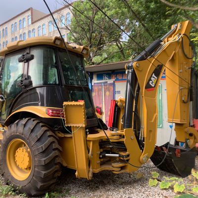 3283kg yük kullanılmış yükleyici ikinci el CAT 420F Backhoe yükleyici 76.1kW İnşaat için