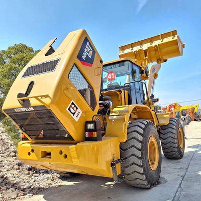 Bina Kullanılmış Backhoe Yükleyici CAT 966H 6T Yük 2nd Hand Traktör Backhoe Yükleyici