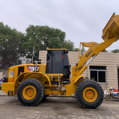 5 Tonluk Yük 147 KN Kullanılmış Tekerlekli Yükleyici CAT 950GC Hidrolik Kontrol