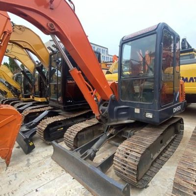 Çiftlik Toprağı Kullanılmış Mini Ekskavator DOOSAN 55 Crawler Excavator İnşaat Ekipmanı