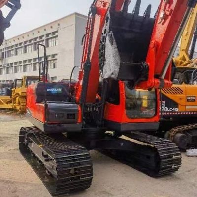 Kullanılmış Doosan DH140 12 tonluk sürünen kazıcı Eski toprak taşıma makineleri