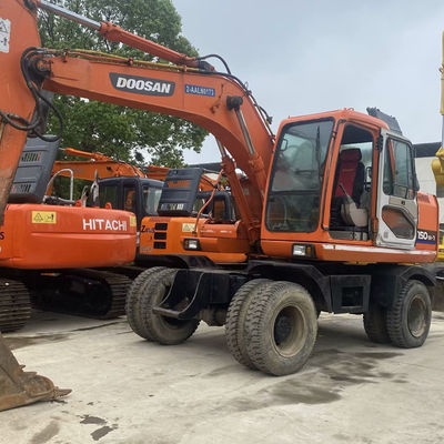İkinci el orijinal kazıcı kazıcı ekipman DOOSAN 150W-7 39.7kW