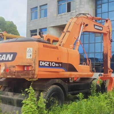 Doosan 210w Kullanılmış İnşaat Ekipmanı Hidrolik Gezgin Kazıcı 19800 Kg