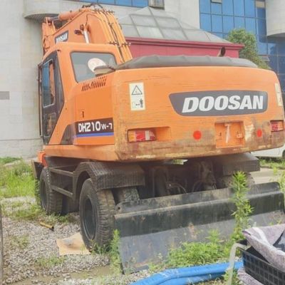 Doosan 210w Kullanılmış İnşaat Ekipmanı Hidrolik Gezgin Kazıcı 19800 Kg