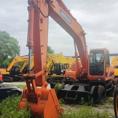 Doosan 210w Kullanılmış İnşaat Ekipmanı Hidrolik Gezgin Kazıcı 19800 Kg