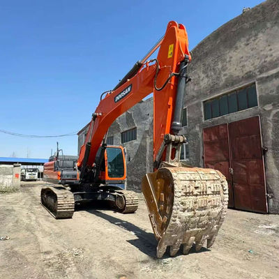 Hidrolik sürünen kullanılmış kazıcı Doosan DX340 Dünya kazı ekipmanları ikinci el
