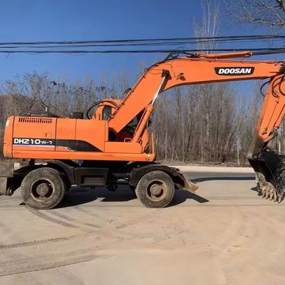 Doosan 210w-7 Kullanılmış Tekerlekli Kazıcı 115kW Madencilik Sanayi için