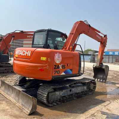 Hitachi ZX70 Kullanılmış Hidrolik Kazıcı Sürünen Tipi Kazıcı 6510 kg