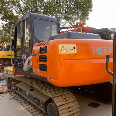 93 KW Kullanılmış kazıcı kazıcı Hitachi Zx120 İkinci el sürünen tür kazıcı