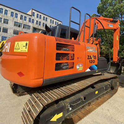 Hitachi ZX120 Kullanılmış Sürücülük Türü Kazıcı İkinci El Kazıcı 12 Ton