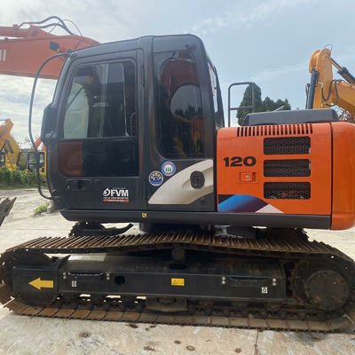 Hitachi ZX120 Kullanılmış Sürücülük Türü Kazıcı İkinci El Kazıcı 12 Ton