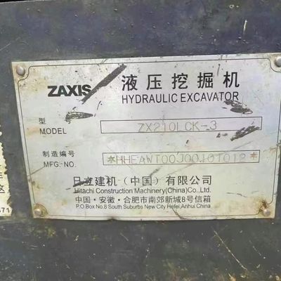 Mini Hidrolik Kullanılmış Ekskavatör Kazıcı HITACHI Zax210 Yıkım Çalışmaları İçin