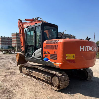 Hitachi Zx130 Kullanımlı Kazı 69kw İnşaat Ekipmanı Sürünen Kazı