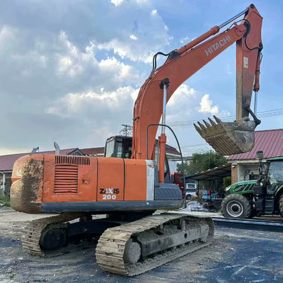 110 KW Kullanılmış HITACHI Kazı makinesi Hitachi Zax200 İnşaat Makineleri 19400 Kg