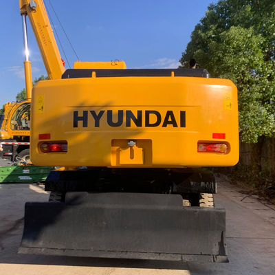 HYUNDAI 210W-7 Eski tekerlekli kazıcı, kullanılmış inşaat ekipmanları 124KW Madencilik için