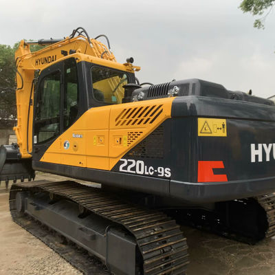 İyi bakımlı kullanılmış Hyundai kazıcı Hyundai 220lc-9s İnşaat makineleri 22400kg
