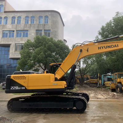 İyi bakımlı kullanılmış Hyundai kazıcı Hyundai 220lc-9s İnşaat makineleri 22400kg