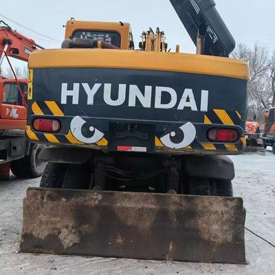 Hyundai 150w Kullanılmış Tekerlekli Kazıcı Ağır Güçlü İkinci El Toprak Taşıma Ekipmanı