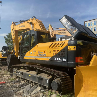 Kullanılmış Toprak Taşıma Ekipmanı Hyundai 330 Crawlerl Excavator 32.84 ton ikinci el