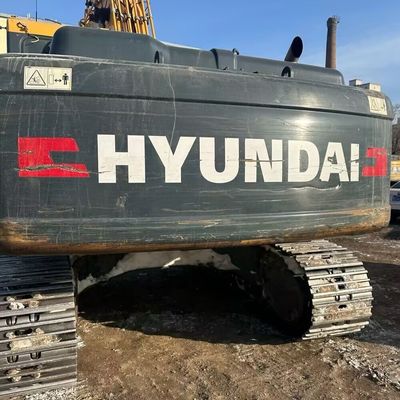 Sarı Hyundai 305 Kullanılmış Ekskavator Kazıcısı 198kw 1900rpm İkinci El İnşaat Makinesi