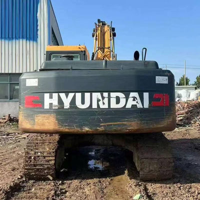 Kullanılmış Hidrolik Kazıcı Hyundi 20900kg 125KW Eski Dünya Hareketli Kazıcı