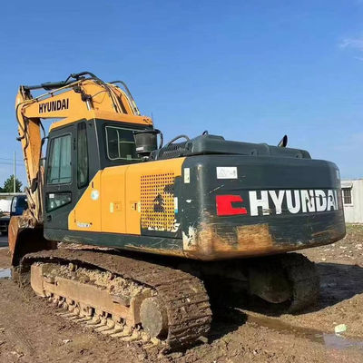 Kullanılmış Hidrolik Kazıcı Hyundi 20900kg 125KW Eski Dünya Hareketli Kazıcı