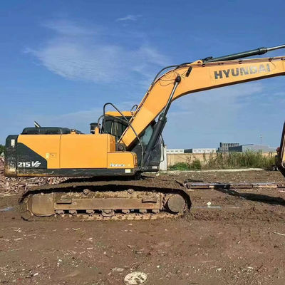 Kullanılmış Hidrolik Kazıcı Hyundi 20900kg 125KW Eski Dünya Hareketli Kazıcı