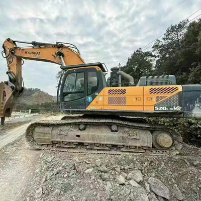 Kullanılmış Hyundai Crawler Excavator Hyundai520-9 Old Digger 52170kg Dizel motoru ile