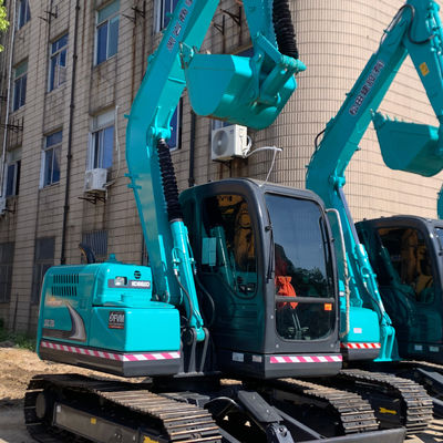 7000 Kg Hidrolik Kullanılmış Kazı Makinesi Kobleco Sk75 41kw İnşaat Kazıcısı