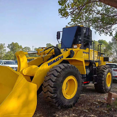 Ağır Güçlü 146kW Komatsu WA380 Kullanılmış Tekerlekli Yükleyici Tarım için 5 Tonluk Yük
