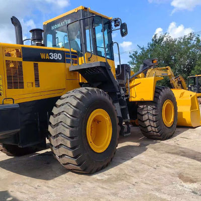 Ağır Güçlü 146kW Komatsu WA380 Kullanılmış Tekerlekli Yükleyici Tarım için 5 Tonluk Yük