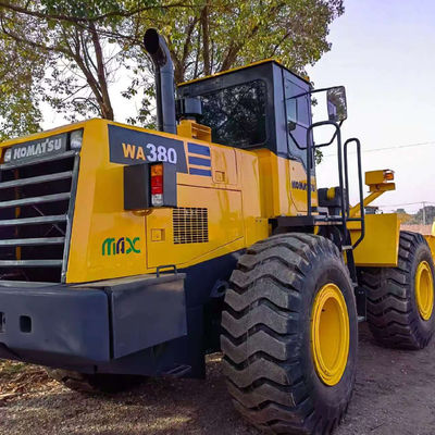 Ağır Güçlü 146kW Komatsu WA380 Kullanılmış Tekerlekli Yükleyici Tarım için 5 Tonluk Yük
