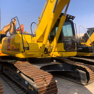 Komatsu Pc210 Kullanılmış İnşaat Ekipmanı İkinci El Kazma Makinesi 20630kg