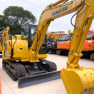 Yürüyüşçü Kullanılan Komatsu Kazı makinesi Pc56 İkinci El Kazı makineleri Yüksek Çalışma Verimliliği