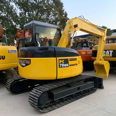 Kullanılmış Komatsu Kazı makinesi Pc78 7.67 Ton İkinci El İnşaat Kazıcısı