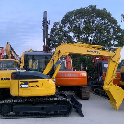 Kullanılmış Komatsu Kazı makinesi Pc78 7.67 Ton İkinci El İnşaat Kazıcısı