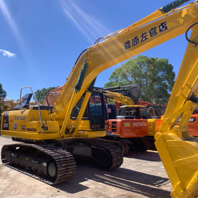 Kullanılmış Komatsu PC200 Backhoe Excavator İkinci El İnşaat Makineleri Su Soğutma