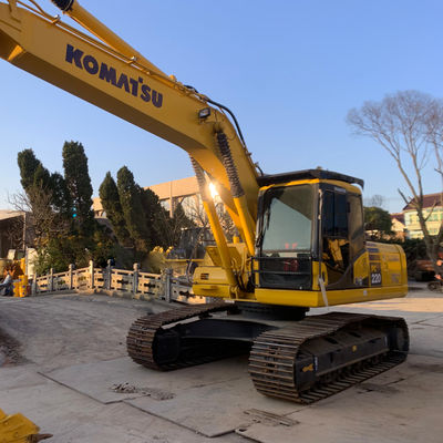 Sürünen Tipi Komatsu Pc220 İkinci El Ekskavatör 23100kg 1m3 kova Kapasitesi