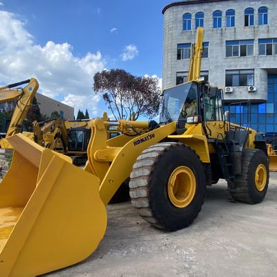 İnşaat İşleri Kullanılan Komatsu WA470 yükleyici 204kW Su soğutma İkinci el yükleyiciler