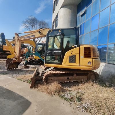 Endüstriyel Hidrolik Kullanılmış Mini Kazıcı Kazıcı Komatsu 70 6500 KG Ağır Görevli